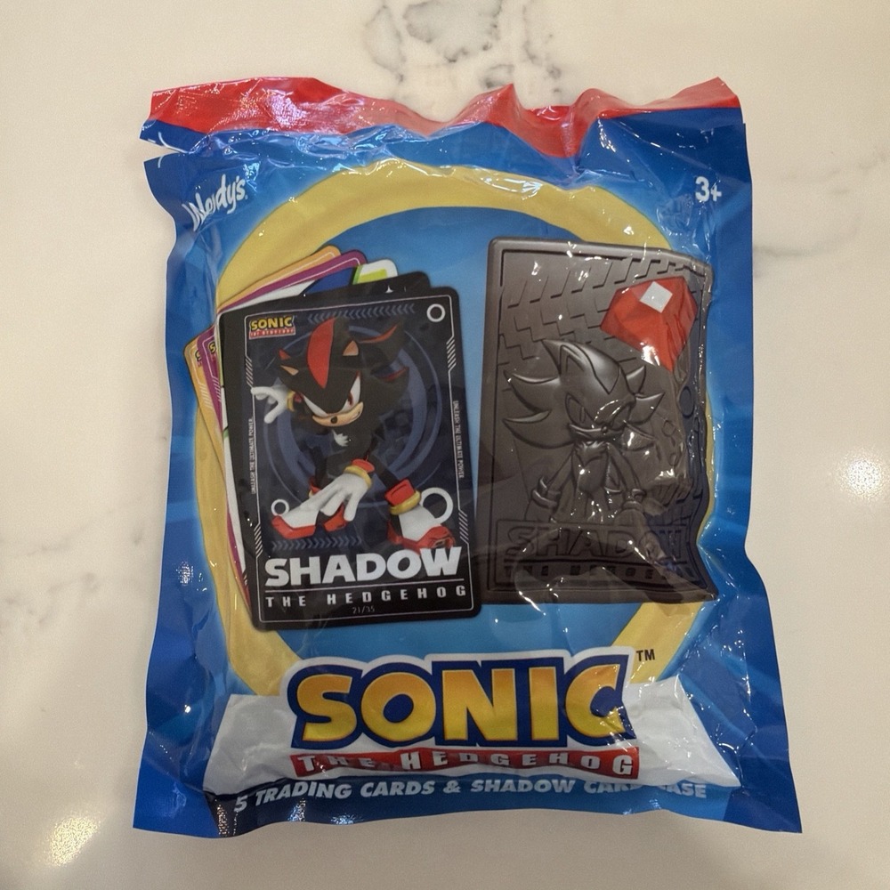Wendy's Sonic the Hedgehog Shadow 5 cards and case